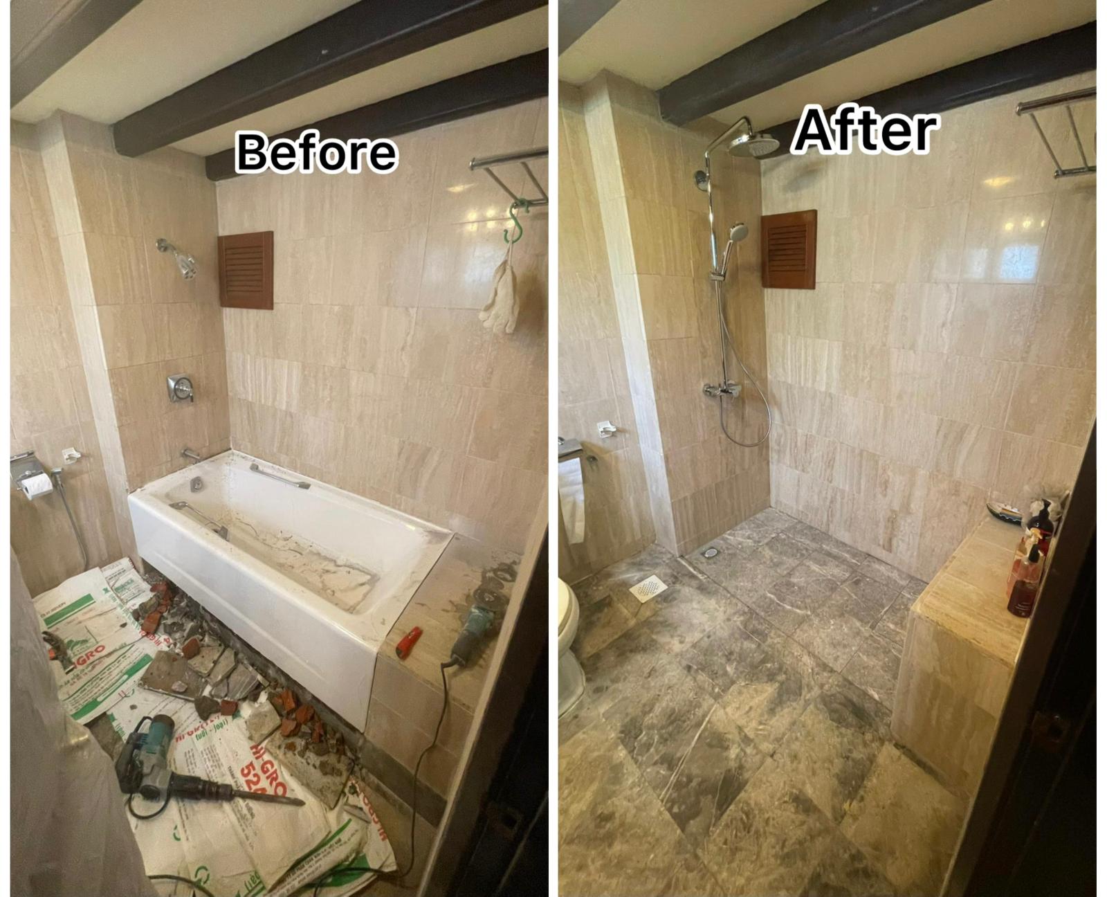 Upgrade Your Bathroom: Bathtub Removal & Walk-In Shower Conversion in Singapore